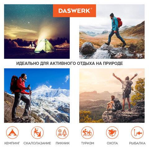 Термоодеяло/покрывало изотермическое серебро/золото спасательное 160х210 см, DASWERK (ДАСВЕРК), 630841